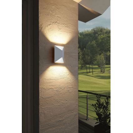 Eglo 54603 - Applique murale LED extérieure PREDAZZO 2xLED/2,5W/230V IP44