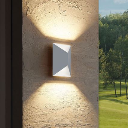 Eglo 54603 - Applique murale LED extérieure PREDAZZO 2xLED/2,5W/230V IP44