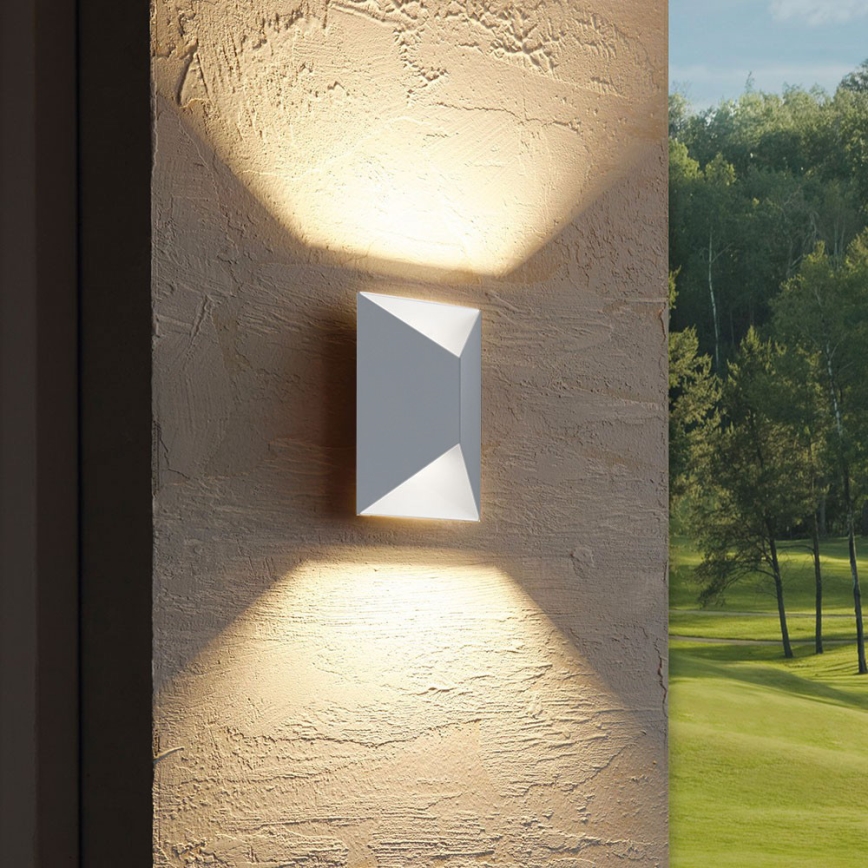 Eglo 54603 - Applique murale LED extérieure PREDAZZO 2xLED/2,5W/230V IP44