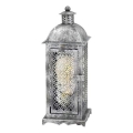 Eglo 54617 - LED Tafellamp 1xE27/4W/230V 3000K zilver