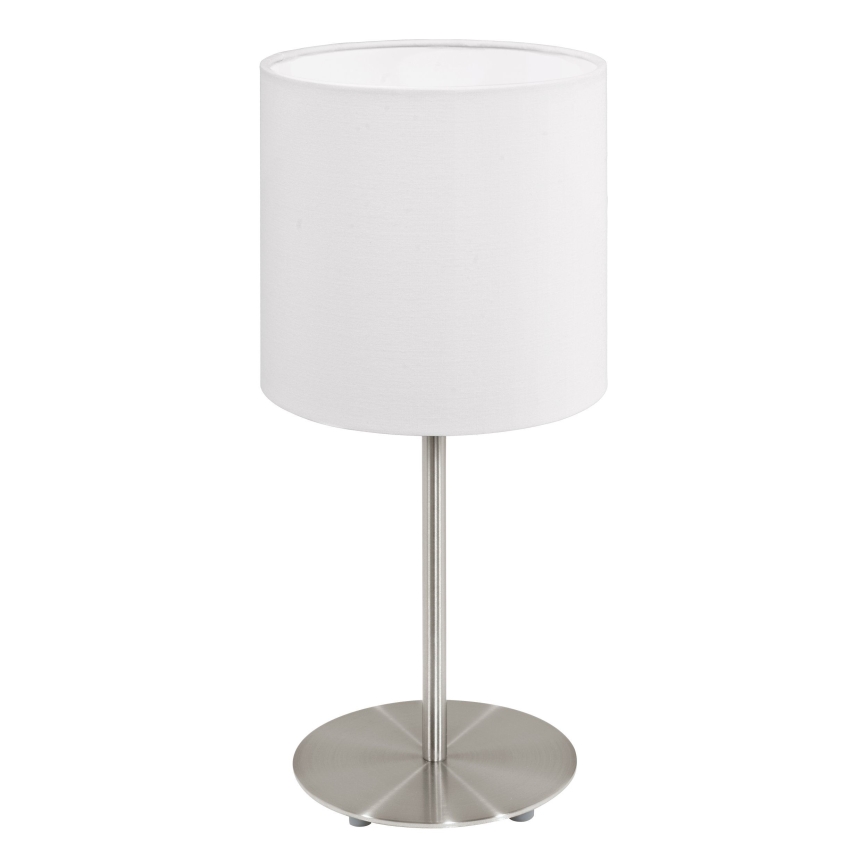Eglo 54744 - Lampe de table ANADIA 1xE14/40W/230V blanc/chrome mat