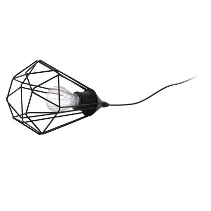 Eglo 54889 - Lampe de table LED à brancher 1xE27/4W/230V 3000K noir