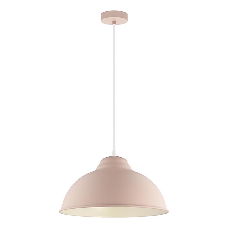 Eglo 54964 - Hanglamp aan een koord TRURO-P 1xE27/60W/230V roze