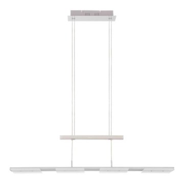 Eglo 54992 - Dimbare LED-hanglamp met kabel 4xLED/4,5W/230V mat chroom