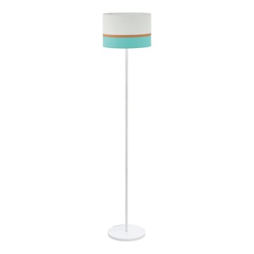 Eglo 55083 - Staande LED Lamp 1xE27/10W/230V 3000K wit/turquoise