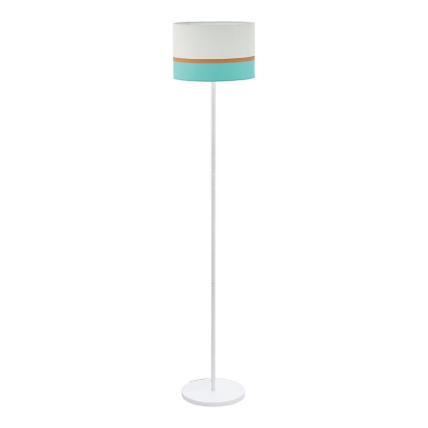 Eglo 55083 - Staande LED Lamp 1xE27/10W/230V 3000K wit/turquoise