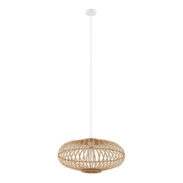 Eglo 55114 - Suspension LED sur câble 1xE27/4W/230V bambou