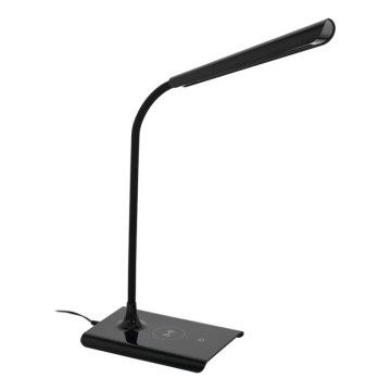 Eglo 55122 - LED-dimbare tafellamp met draadloos opladen LED/5,5W/230V zwart