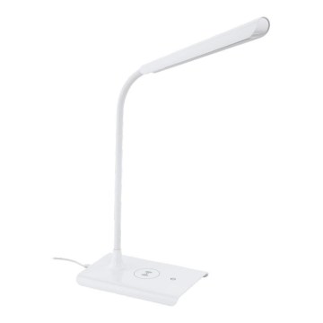 Eglo 55123 - Dimbare LED-tafellamp met draadloze oplaadfunctie LED/5,5W/230V wit