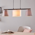 Eglo 55207 - Suspension filaire ALMEIDA 3xE14/25W/230V gris