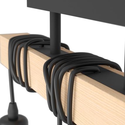 Eglo 55247 - Plafondkroonluchter TOWNSHEND 3xE27/60W/230V