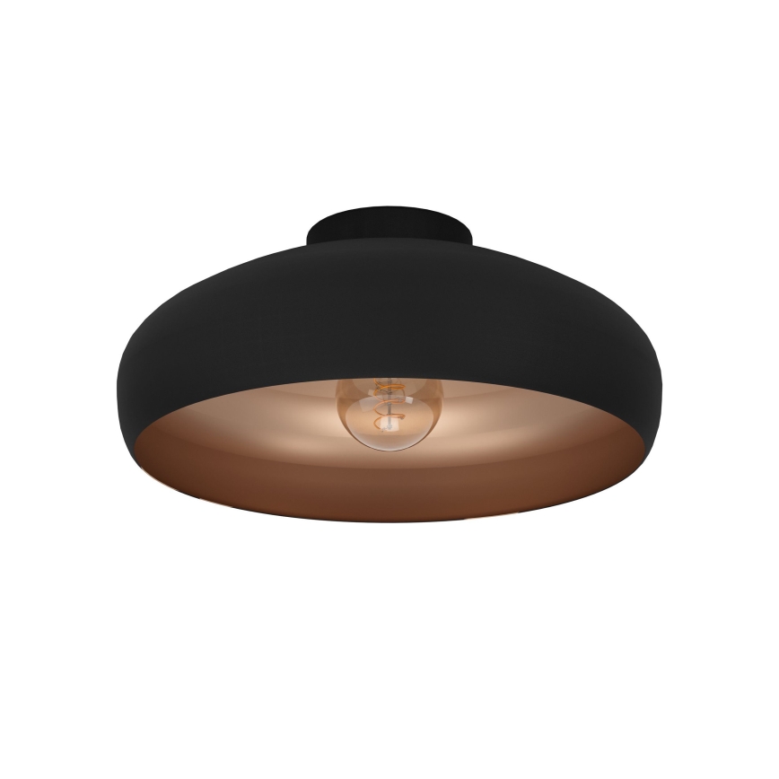 Eglo 55248 - Plafondlamp MOGANO 1xE27/60W/230V zwart
