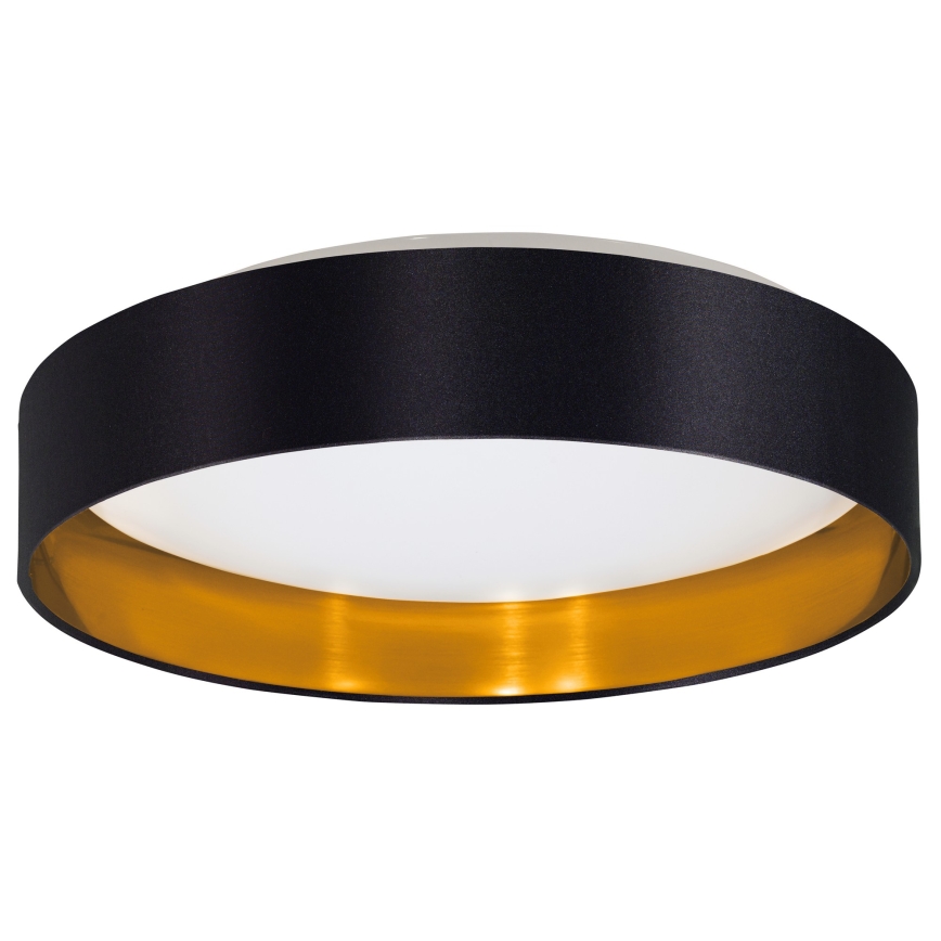Eglo 55267 - LED plafondlamp MASERLO LED/16W/230V 3000K Ø 40,5 cm zwart/koper