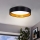 Eglo 55267 - Plafonnier LED MASERLO LED/16W/230V 3000K Ø 40,5 cm noir/cuivré