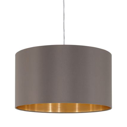 Eglo 55269 - Hanglamp aan een koord MASERLO 1xE27/60W/230V bruin