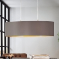 Eglo 55271 - Suspension filaire MASERLO 2xE27/60W/230V marron