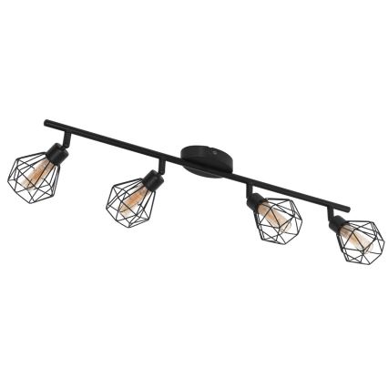 Eglo 55301 - LED-spot ZAPATA 4xG9/3W/230V zwart