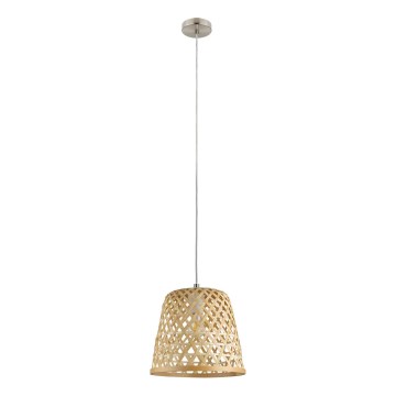 Eglo 55696 - Hanglamp aan snoer KIRKCOLM 1xE27/60W/230V beige