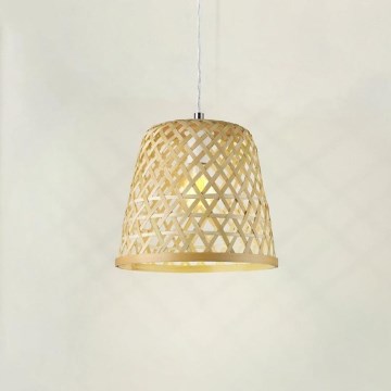 Eglo 55696 - Hanglamp met kabel KIRKCOLM 1xE27/60W/230V beige