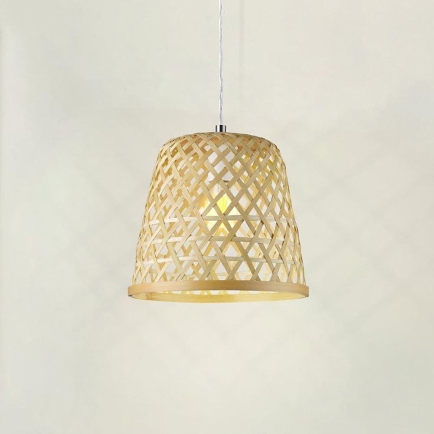 Eglo 55696 - Hanglamp met kabel KIRKCOLM 1xE27/60W/230V beige
