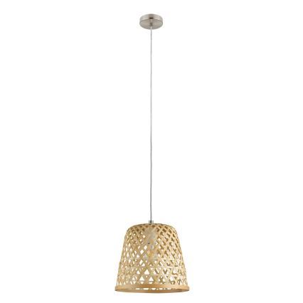 Eglo 55696 - Suspension sur câble KIRKCOLM 1xE27/60W/230V beige