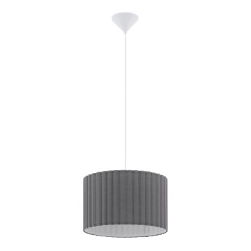 Eglo 55702 - Hanglamp met kabel 1xE27/40W/230V grijs