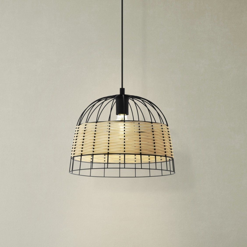 Eglo 55709 - Suspension filaire ANWICK 1xE27/40W/230V rotin