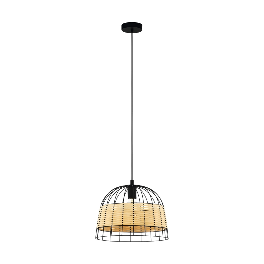 Eglo 55709 - Suspension filaire ANWICK 1xE27/40W/230V rotin