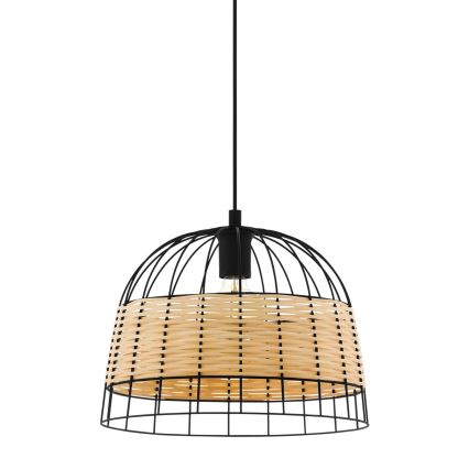 Eglo 55709 - Suspension filaire ANWICK 1xE27/40W/230V rotin
