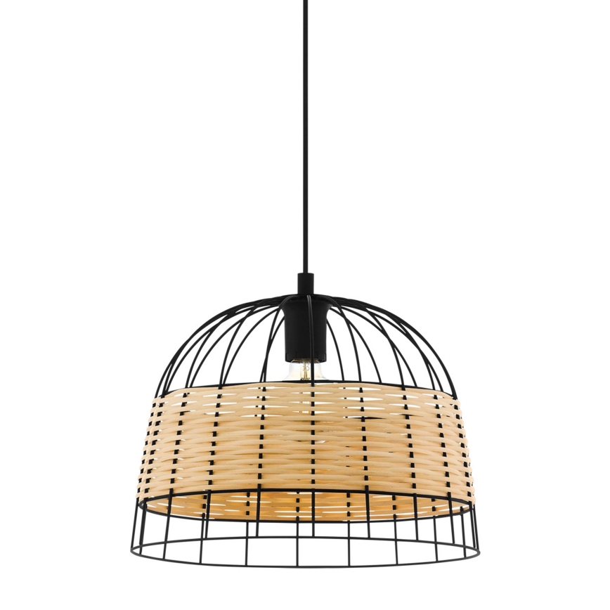 Eglo 55709 - Suspension filaire ANWICK 1xE27/40W/230V rotin