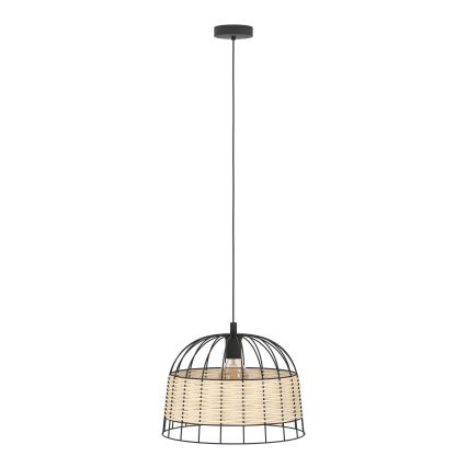 Eglo 55709 - Suspension filaire ANWICK 1xE27/40W/230V rotin