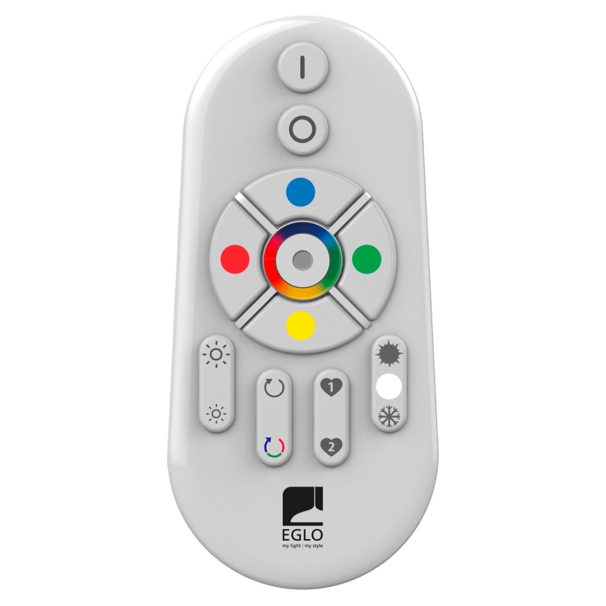Eglo 55784 - LED RGBW Buitenverlichting MONTEROLO-C 1xE27/9W/230V IP65 diameter 39 cm + afstandsbediening