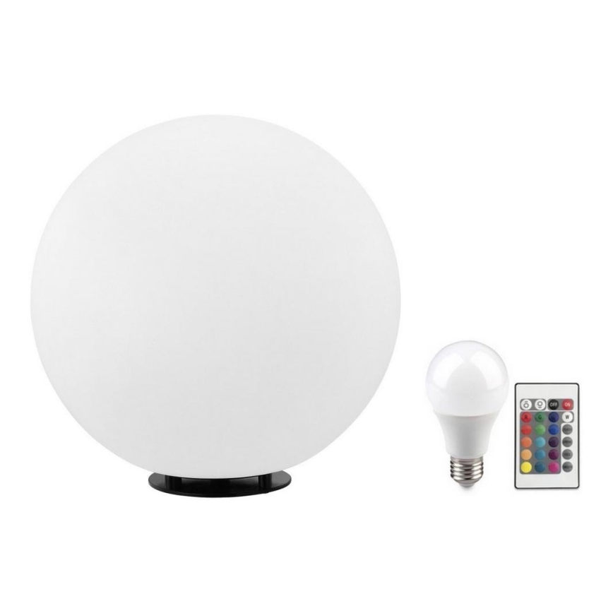 Eglo 55786 - LED RGBW Buitenlamp MONTEROLO-C 1xE27/9W/230V 2700-6500K IP65 diameter 30 cm + afstandsbediening