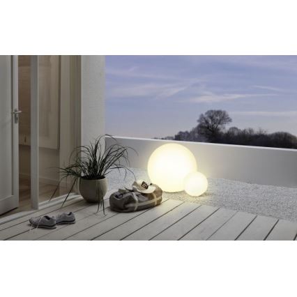 Eglo 55786 - LED RGBW Buitenlamp MONTEROLO-C 1xE27/9W/230V 2700-6500K IP65 diameter 30 cm + afstandsbediening