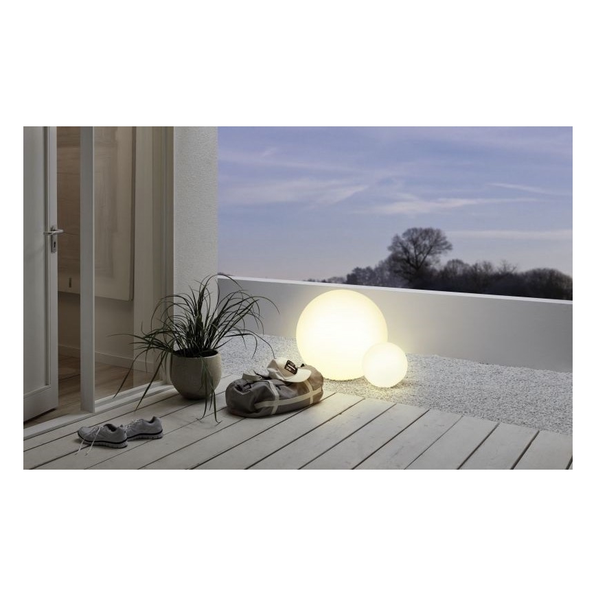 Eglo 55787 - LED RGBW Buitenlamp MONTEROLO-C 1xE27/9W/230V 2700-6500K IP65 diameter 39 cm + afstandsbediening