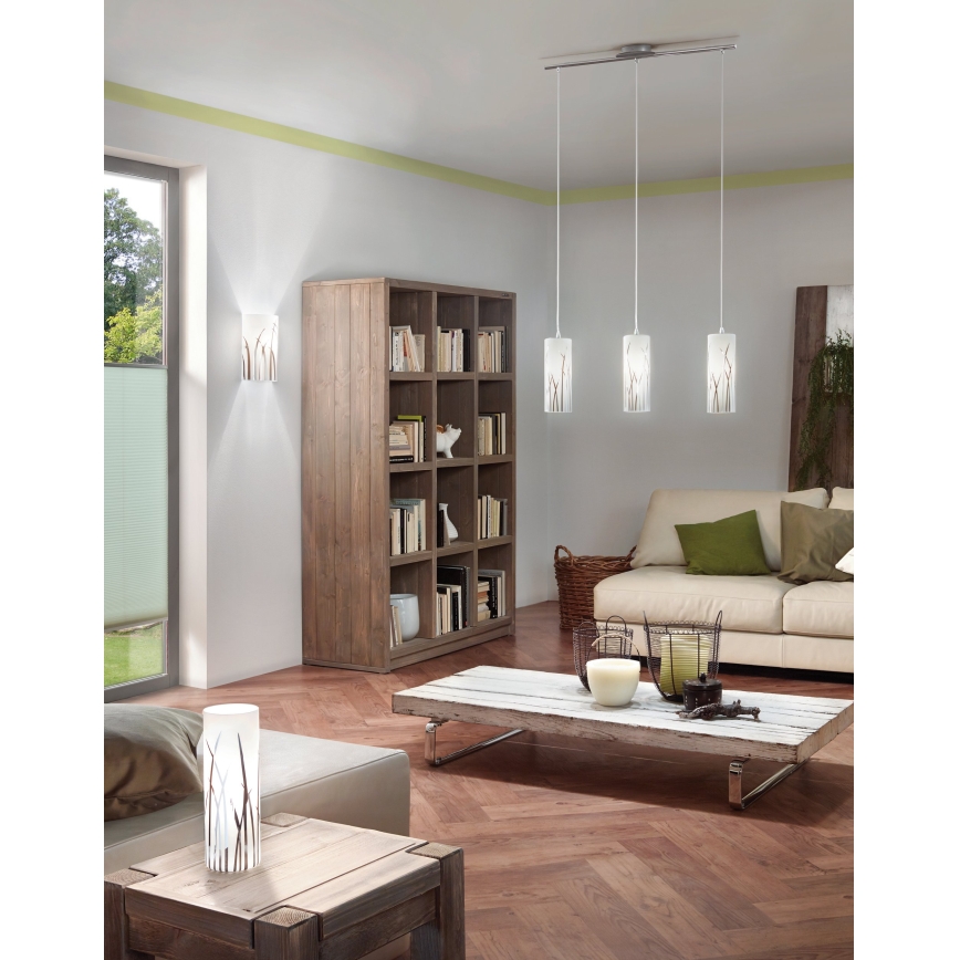 Eglo 55807 - Lampe de table LED 1xE14/5,5W/230V blanche/chrome brillant