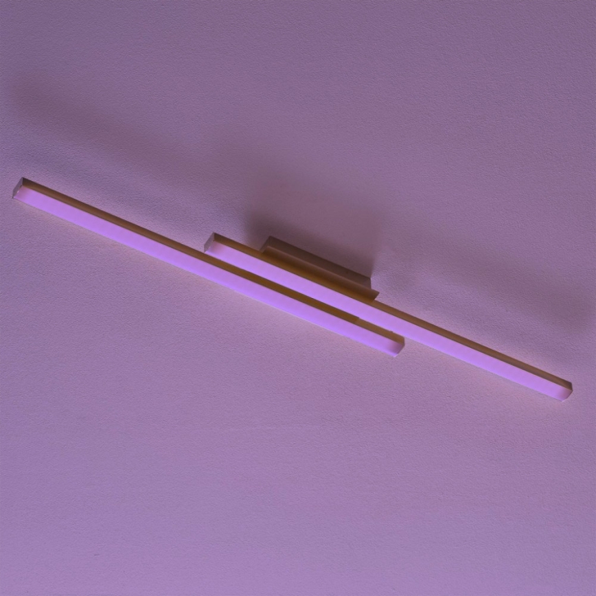 Eglo 55971 - LED RGBW Dimbare plafondlamp FRAIOLI-C LED/34W/230V 2700-6500K mat chroom + afstandsbediening