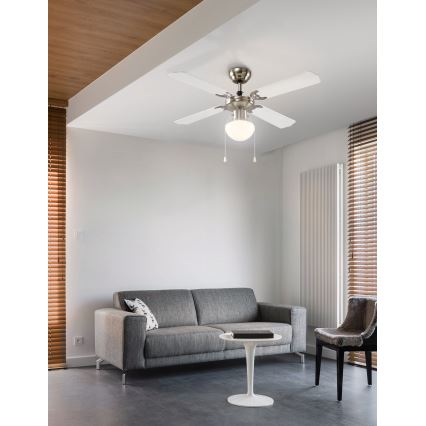 Eglo 56035 - Ventilateur de plafond LED 1xE27/4,9W/230V 3000K Ø 106,6 cm