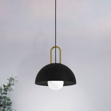 Eglo 56459 - Hanglamp met kabel CALMANERA 1xE27/40W/230V zwart
