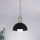 Eglo 56459 - Hanglamp met kabel CALMANERA 1xE27/40W/230V zwart