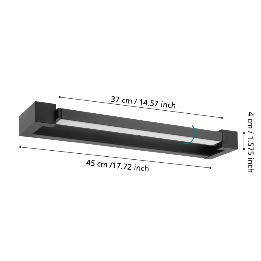 Eglo 56464 - LED Badkamer spiegelverlichting GEMILIANA LED/8,9W/230V 4000K 45 cm IP44