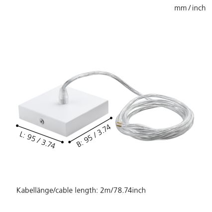 Eglo - Cordon d'alimentation 2 m