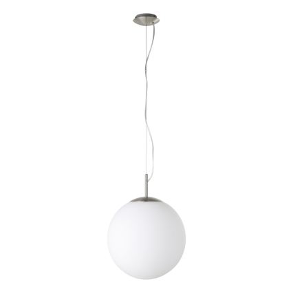 Eglo 63269 - Suspension sur câble PIEDALE 1xE27/60W/230V Ø 35 cm chrome mat