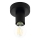 Eglo 64104 - Plafondlamp IGUALA 1xE27/40W/230V zwart