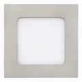 Eglo 64608 - LED Hang plafondverlichting FUEVA 1 PRO LED/5,5W/230V 3000K 12x12 cm mat chroom