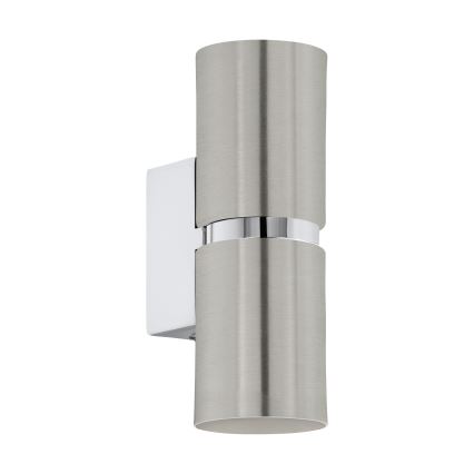 Eglo 64794 - LED wand verlichting PASSA PRO 2xGU10/3,3W/230V 3000K mat chroom