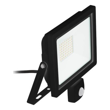 Eglo 64872 - Projecteur avec détecteur FILETTI LED/30W/230V 3000K IP44 noir