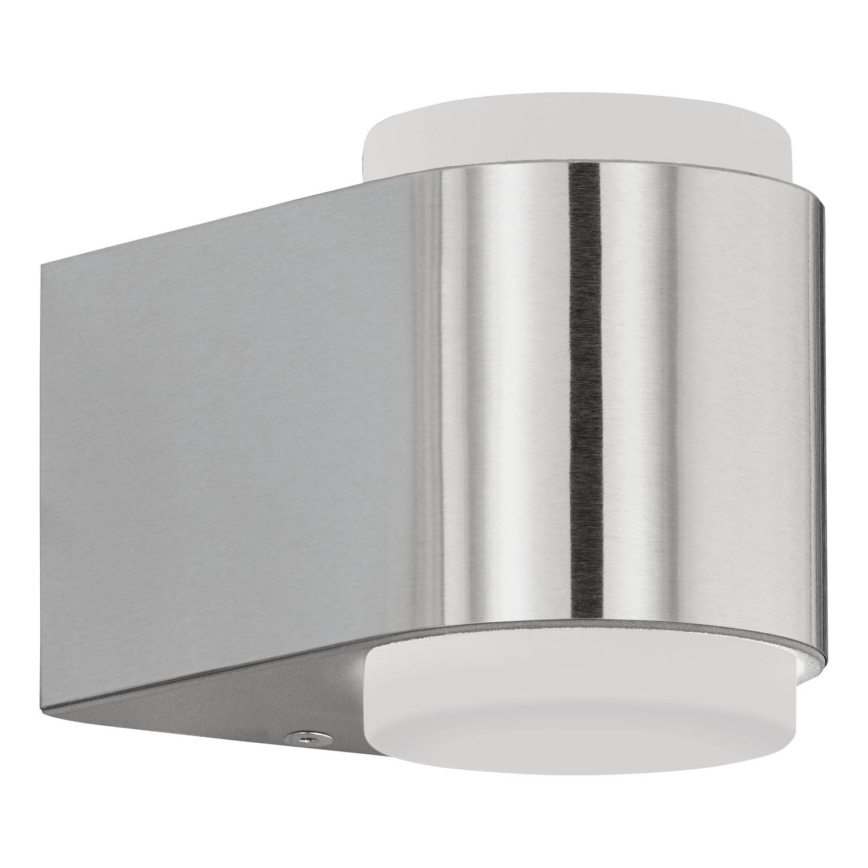 Eglo 65054 - LED Wandlamp voor buiten BRIONES PRO 2xLED/3W/230V IP44 glanzend chroom