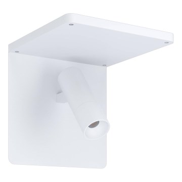 Eglo 67562 - LED Wand licht met plank CIGLIE LED/8,1W/230V wit