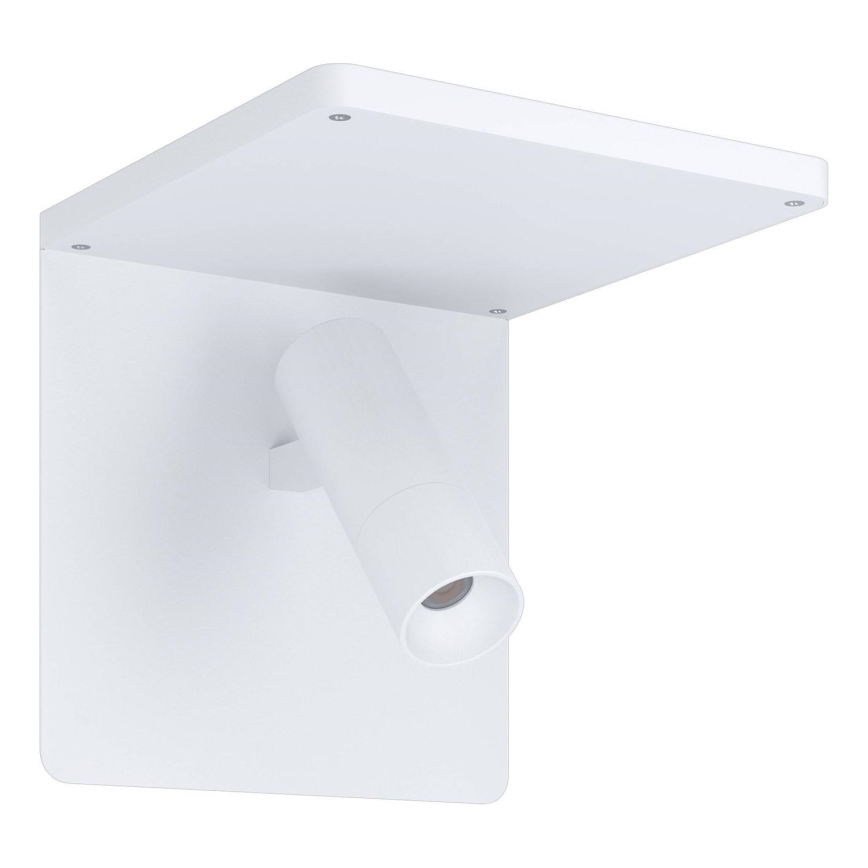 Eglo 67562 - LED Wand licht met plank CIGLIE LED/8,1W/230V wit